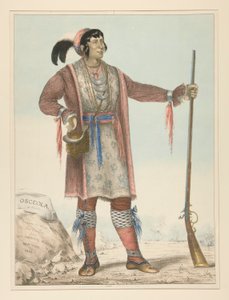 Osceola (jefa india) de George Catlin