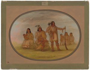 Osceola y Cuatro Indios Seminolas