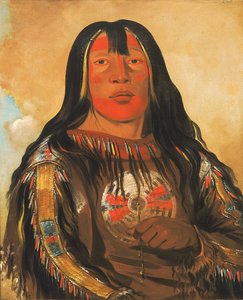 Peh-tó-pe-kiss, Costillas de Águila, un Jefe Piegan de George Catlin