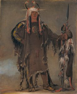 Peh-tó-pe-kiss, Costillas de Águila, un Jefe Piegan de George Catlin