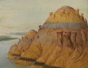 El pintoresco Clay Bluff, a 1.700 millas sobre St. de George Catlin
