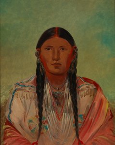 Ru-ton-wee-me, Paloma en el ala de George Catlin