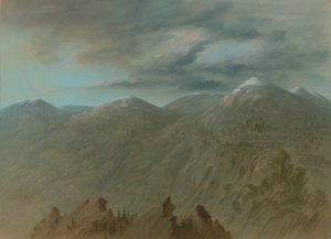 Montañas del río Salmon, 1855-1869 de George Catlin