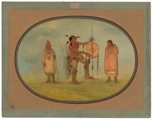 Guerrero Saukie, su esposa y un niño