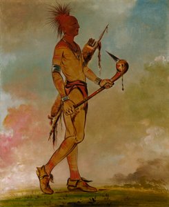 Shin-ga-wás-sa, Pájaro Guapo de George Catlin