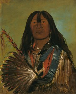 Shón-ka, El Perro, Jefe de la Banda de los Puntos de Flecha Mala de George Catlin