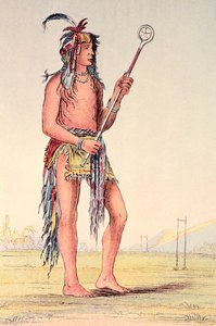 Jugador de pelota sioux Ah-No-Je-Nange, 