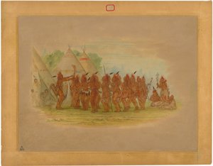 Danza de esclavos - Saukie de George Catlin