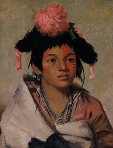 Tcha-káuk-o-ko-máugh, Gran Jefe, un niño, 1831 de George Catlin