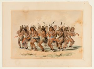 La danza del oso--no. 18 de George Catlin