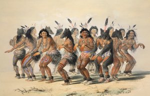 El baile del oso (detalle), pub. 1845 litografía en color