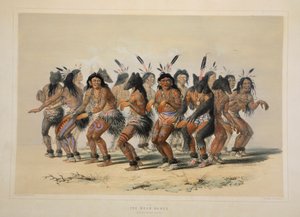 El Baile del Oso de George Catlin