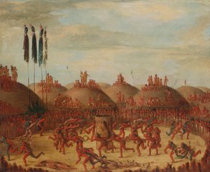 La Última Carrera, Ceremonia Mandan O-kee-pa, 1832