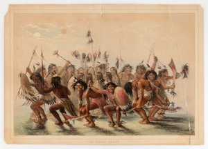 La danza del cuero cabelludo de George Catlin