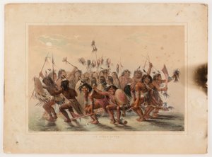La danza del cuero cabelludo de George Catlin