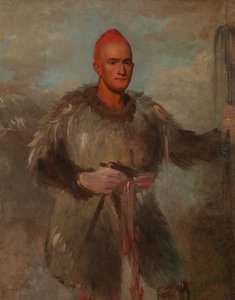 Theodore Burr Catlin, en traje indio de George Catlin