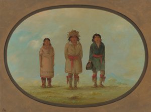 Tres indios Creek, 1861-1869 de George Catlin