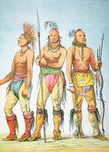 Tres Valientes Osage de George Catlin