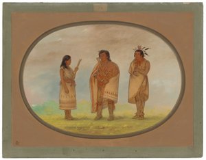 Tres indios Potowotomie