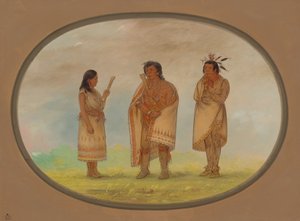 Tres Indios Potowotomie, 1861-1869 de George Catlin