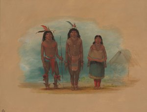 Tres indios Taruma, 1854-1869