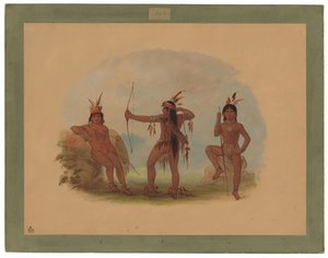 Tres Indios Woyaway de George Catlin