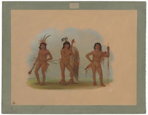 Tres Indios Zurumati de George Catlin