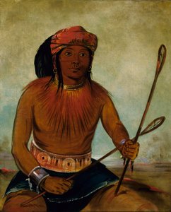 Tul-lock-chísh-ko, Bebe el zumo de la piedra de George Catlin