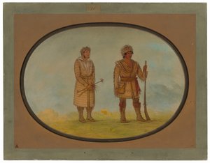 Dos jefes cheroqui de George Catlin