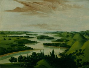 Vista desde la tumba de Floyd, a 1300 millas sobre St. de George Catlin