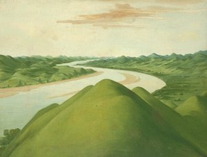 Vista en los Cross Timbers, Texas, 1832 o 1834-1835