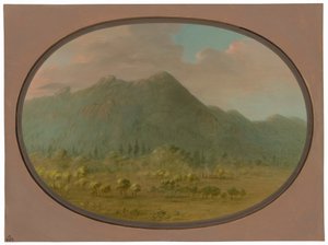 Vista en las Montañas de Cristal de George Catlin