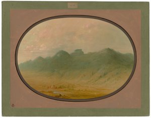 Vista de las Montañas de Cristal, Brasil de George Catlin