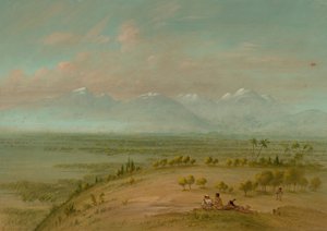 Vista de la Pampa del Sacramento de George Catlin