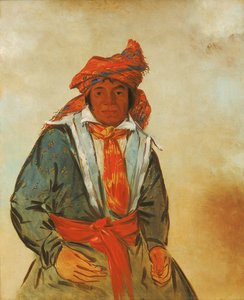 Wat-ál-le-go, un valiente, 1834 de George Catlin