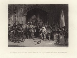 Exclusión de miembros desagradables al ejército de la Cámara de los Comunes de George Cattermole