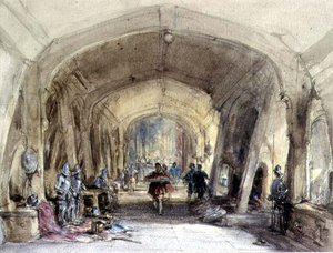 Interior de un Salón Baronial de George Cattermole