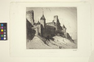 Carcasonne (tinta) de George Charles Aid