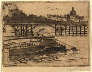 el puente de madera de George Charles Aid