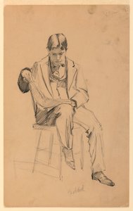 Hombre Sentado de George Charles Aid