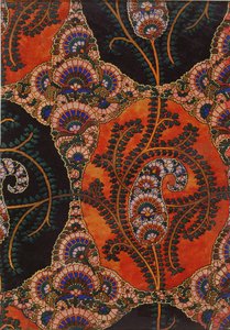 Diseño de Tela para Chales de Paisley, c.1871 de George Charles Haite