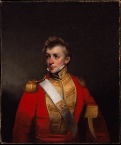 Un oficial no identificado de la 13ª Infantería Nativa de Bombay, c. 1824