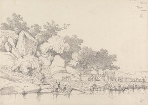 Lap House, Puerto Interior, Macao de George Chinnery