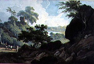 Cerca de Midnapore, Bengala de George Chinnery