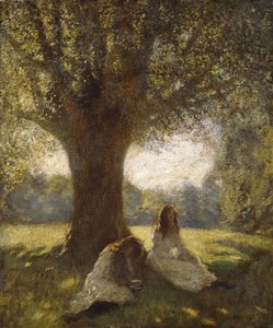 Un lugar sombreado, c.1920 de George Clausen