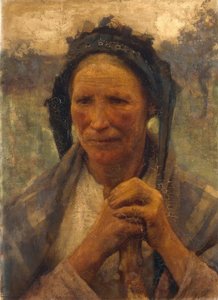 Una mujer de los campos de George Clausen