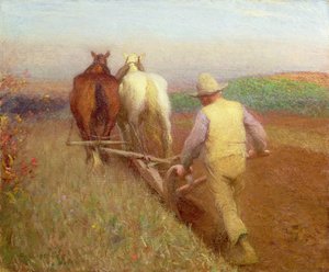 Una Mañana de Otoño, 1897 de George Clausen