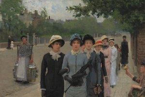 Colegialas de George Clausen