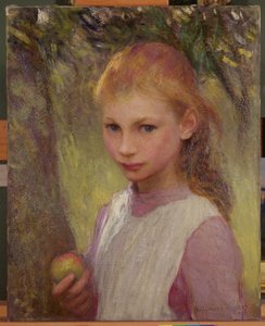 El niño tímido 1897, retocado 1907 de George Clausen
