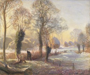Mañana de invierno de George Clausen